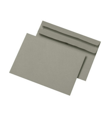 Briefumschlag 30005397, C6, ohne Fenster, selbstklebend, 75g, grau