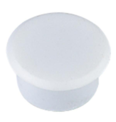 Haftmagnet 6818V10, Rund, 13mm &Oslash;, wei&szlig;, 100 g