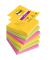 Haftnotizen R3306SR,  Super Sticky Z-Notes, 76x76mm, farbig sortiet (gelb/pink/gr&uuml;n), quadratisch