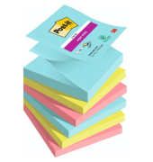 Haftnotizen R330-6SS-MIA70005291, 76x76mm, blau/gelb/pink, quadratisch