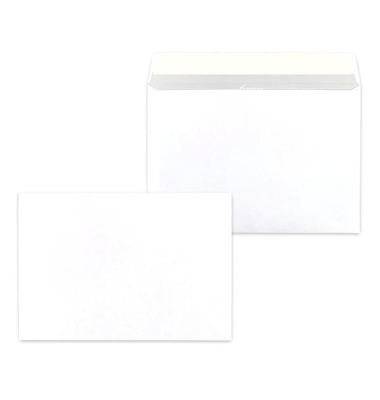 Briefumschlag ID1155397, C6, ohne Fenster, haftklebend, 80g, wei&szlig;