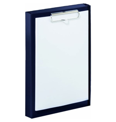 Klemmbrettmappe Duobox 24011-04, A4, schwarz, laminiertes Papier