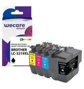 Multipack WECARE K10200W4, komp. zu Brother LC3217 BCMY, 2200 Seiten, sortiert