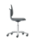 Hoher Drehstuhl Labsit Fresh 9123, Sitzhöhe 45-65cm, schwarz