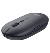 Kabellose Maus Trust 24059, Puck wiederaufladbar, ultradünn, schwarz