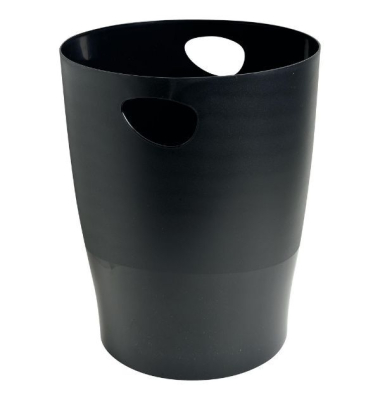 Papierkorb Ecobin 453014D, 15 Liter, rund, schwarz Papierkorb Ecobin 453014D, 15 Liter, rund, schwarz