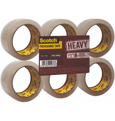 S.Heavy Verpackungsklebeband transparent 50mm x 66 m.