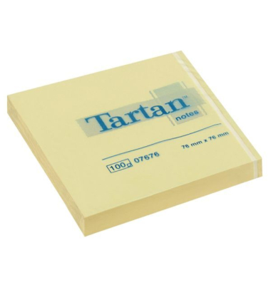 Haftnotizen 7676, 76x76mm, gelb, quadratisch