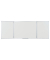 Whiteboard klappbar Earth Ceramic , TR06030207790, 150/300x120cm, emailliert, Aluminiumrahmen