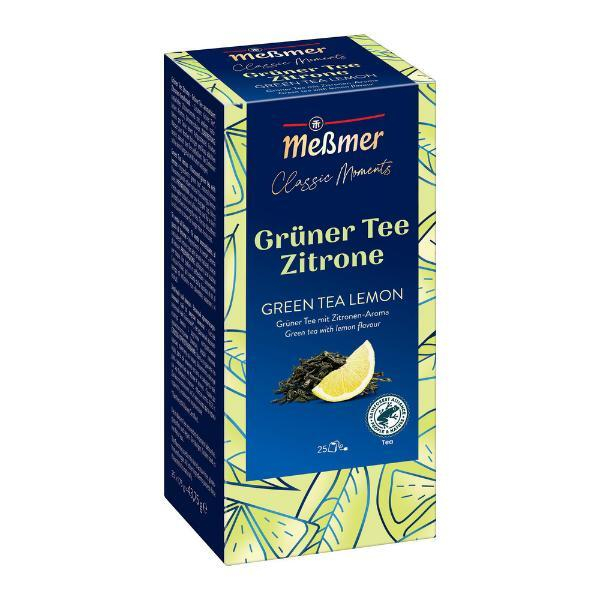 4002221042810 - Tea Green Tea Lemon 175g 25 Beutel Grüner Tee 4002221042810 MESSMER 25 Stück 4002221042810 - Tea Green Tea Lemon 175g 25 Beutel Grüner Tee 4002221042810 MESSMER 25 Stück