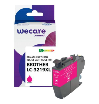 Tintenpatrone WECARE, kompatibel zu Brother LC-3219XLM, 1500 Seiten, magenta
