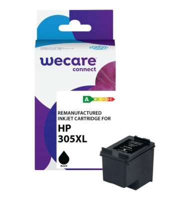 Druckerpatrone WECARE K20843W4, komp. zu HP 305XL B, 240 Seiten, schwarz
