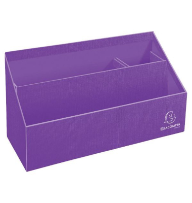 Vertikaler Sortierer Excaompta 67958D, Teksto, 3 Fächer, für C5 und C6, violett