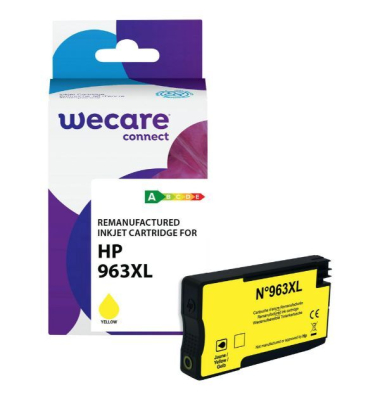 Druckerpatrone WECARE K20887W4, komp. zu HP 963XL, 1600 Seiten, gelb