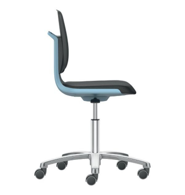 Hoher Drehstuhl Labsit Fresh 9123, Sitzhöhe 45-65cm, blau Hoher Drehstuhl Labsit Fresh 9123, Sitzhöhe 45-65cm, blau