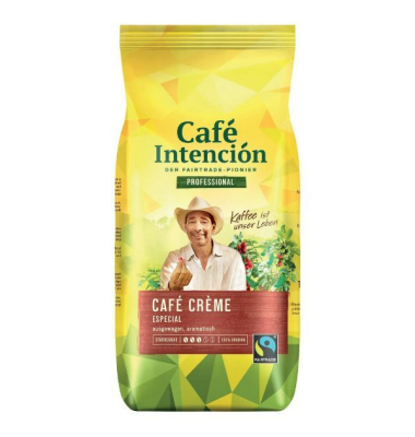 Kaffee Darboven Café Intención especial Espresso, Fairtrade, ganze Bohne, 1000g