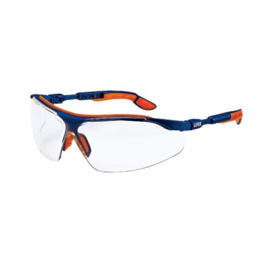Schutzbrille, 9160065, blau/orange