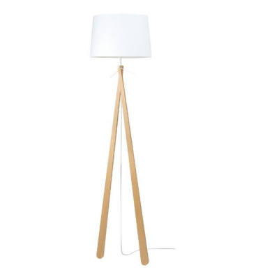 LED-Stehlampe Aluminor Zazou LLS B, weiß, mit zweistangen Standfuß