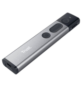 Drahtloser Presenter Trust 23333, Kazun, Laser, Aluminium, silberschwarz