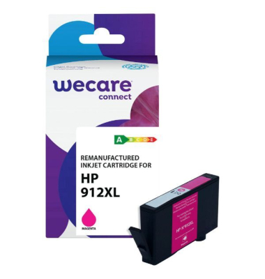 Druckerpatrone WECARE K20881W4, komp. zu HP 912XL, 825 Seiten, magenta