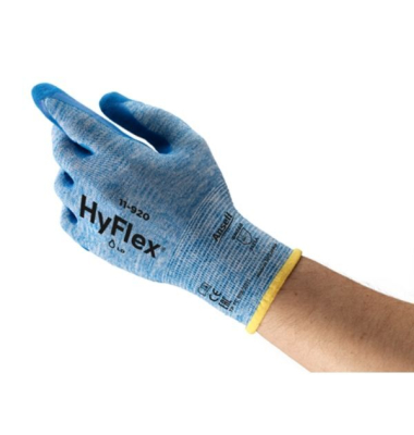 Arbeitshandschuhe, Nitril, blau, Größe 7 / S