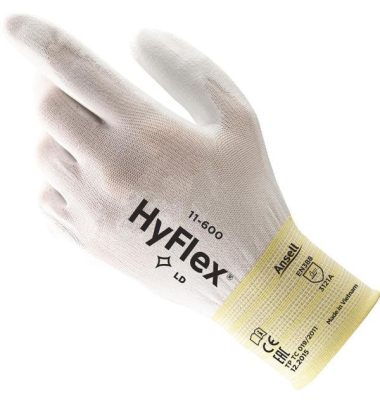 Arbeitshandschuhe HyFlex, Polyurethan, weiß, Größe 5 / XXS Arbeitshandschuhe HyFlex, Polyurethan, weiß, Größe 5 / XXS