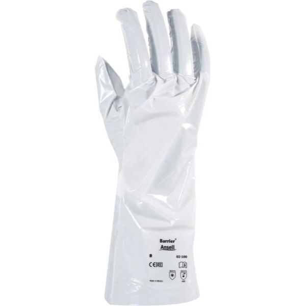 12 Stück Ansell Industriehandschuhe AlphaTec, LLDPE-Laminatfilm, weiß, Größe 8 / M 0076490447663 Ansell
