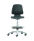 Laborstuhl Labsit Fresh 9125, Stoffpolster, Sitzhöhe 5681, schwarz