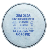 Partikelfilter 3M 2128, P2 R, Halb- und Vollgesichtsmasken Masken-Partikelfilter