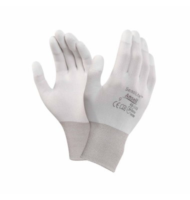 Arbeitshandschuhe HyFlex, Polyurethan, weiß, Größe 6 / XS