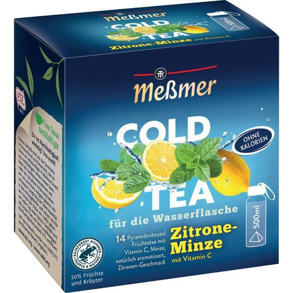 4002221037649 - Coldtea Lemon-Mint 275G 14 Beutel Cold Tea 4002221037649 MESSMER 14 Stück 4002221037649 - Coldtea Lemon-Mint 275G 14 Beutel Cold Tea 4002221037649 MESSMER 14 Stück