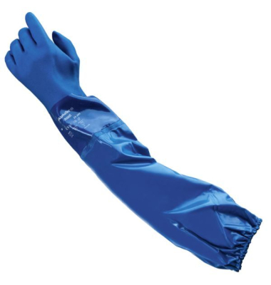 Arbeitshandschuhe, PVC, blau, Größe 8 / M Arbeitshandschuhe, PVC, blau, Größe 8 / M