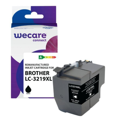 Tintenpatrone WECARE, kompatibel zu Brother LC-3219XLBK, 3000 Seiten, schwarz