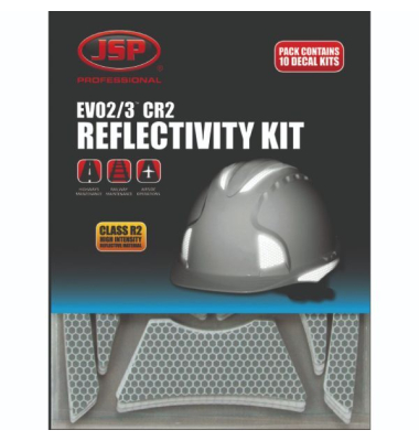 Reflektorstreifen CR2, für EVO3 Helme, 10 Sets Helm-Reflektorstreifen