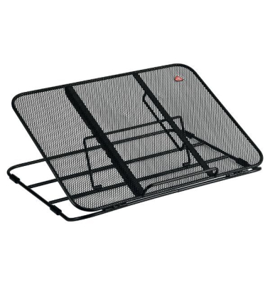 Ergonomische Laptopstütze Alba MESHSTAND N, mit 5 Neigungsstufen, schwarz