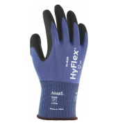 Arbeitshandschuhe HyFlex, Nitril, blau, Größe 6 / XS