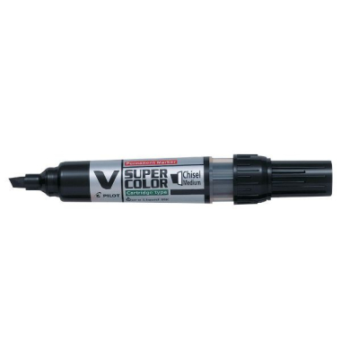 Permanentmarker Pilot SCA-VSC-MC-B-BG, V SuperColor, Begreen, M, Keil, schwarz