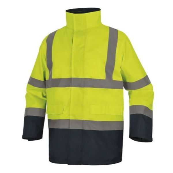 3295249276379 - Warnschutzjacke Speed 5-in-1-Parka PU beschichtet Gr M gelbblau 3295249276379 Delta Plus