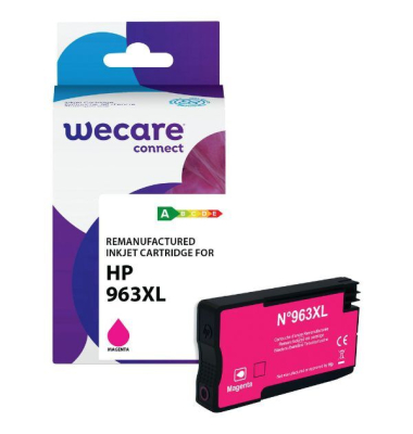 Druckerpatrone WECARE K20886W4, komp. zu HP 963XL, 1600 Seiten, magenta