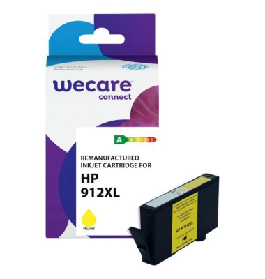 Druckerpatrone WECARE K20882W4, komp. zu HP 912XL, 825 Seiten, gelb