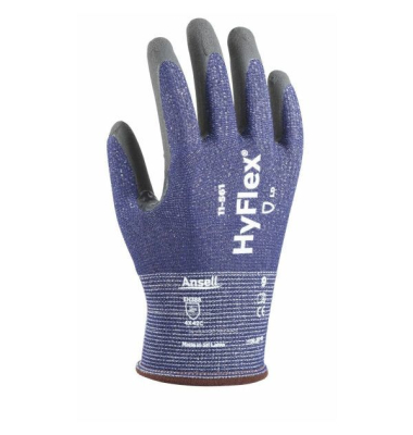Arbeitshandschuhe HyFlex, Nitril, blau, Größe 9 / L