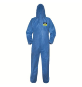 Einwegschutz-Overall Uvex 8997613, Typ 56, Air, Chemikalien, Größe: 2XL, blau