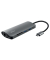 7-in-1-USB-C-Multiport-Adapter Trust 23675, Dalyx, Aluminium, schwarz