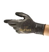 Arbeitshandschuhe HyFlex, Nitrilschaum, schwarz, Größe 6 / XS