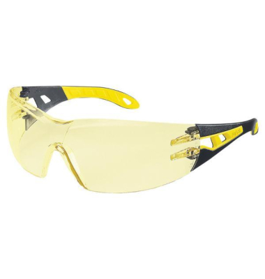 Schutzbrille, 5754199, gelb/schwarz, Einheitsgr&ouml;&szlig;e
