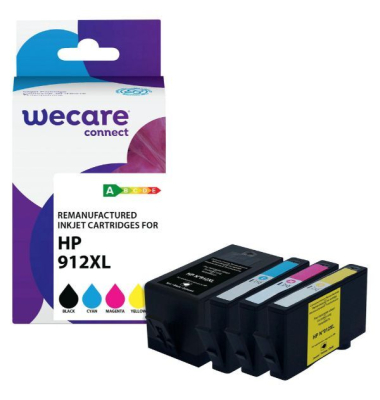 Druckerpatrone K10541W4 K10541W4 (kompatibel mit HP912XL), farbig sortiert, ca 825 Seiten