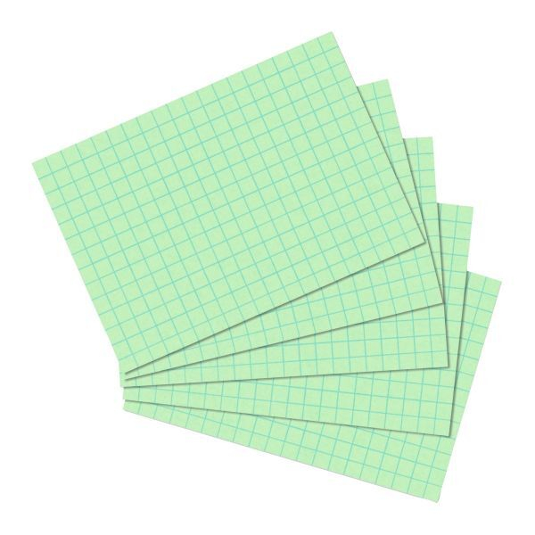 4008110338378 - Karteikarten 10901452 grün A6 kariert 170g 4008110338378 100 Stück 4008110338378 - Karteikarten 10901452 grün A6 kariert 170g 4008110338378 100 Stück