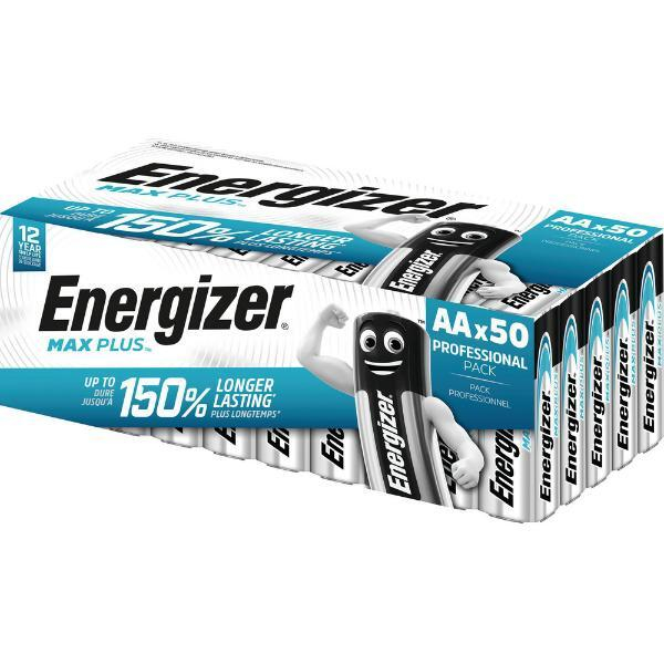 Energizer Batterie Max Plus, AA / Mignon / LR06, 1,5 Volt 7638900444933 Energizer 50 Stück