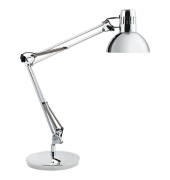 LED-Schreibtischlampe ARCHI, chrom, mit Standfuß