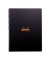 Recycling-Notizbuch Rhodiactive 119914C, A4+, liniert, 90 gqm, schwarz